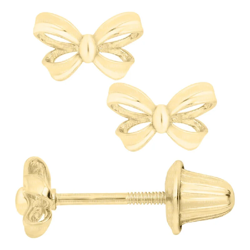 Jewelry Deals That Sparkle – Shop Today 14k Yellow Gold Bow Earrings