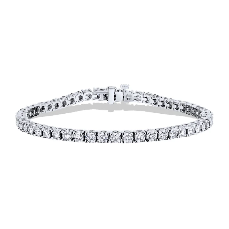 Handcrafted Jewelry Sale – Unique Designs At Low Prices 18k Diamond Tennis Bracelet