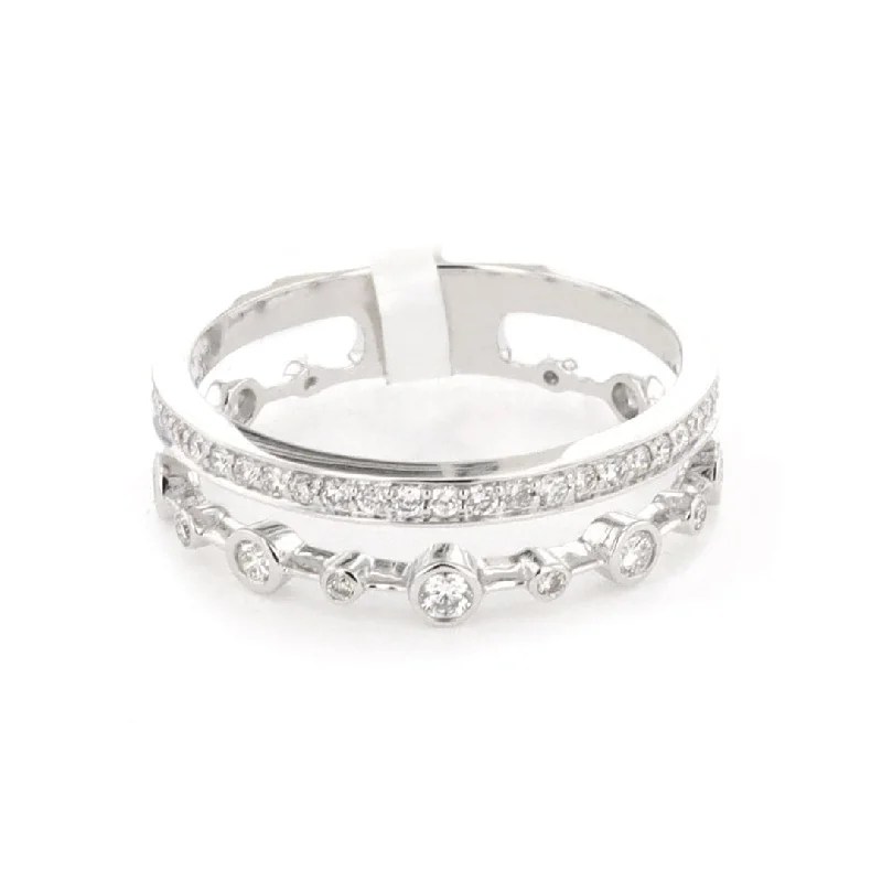 Sparkle For Less – Shop Jewelry Deals Now 2 Row Split Diamond Band | 0.29 ctw | M10278796