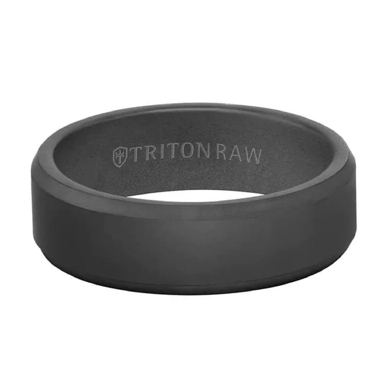 Special Deals On Handcrafted And Designer Jewelry Black Tungsten Men's Band Ring by Triton Special Deals On Handcrafted And Designer Jewelry Black Tungsten Men's Band Ring by Triton