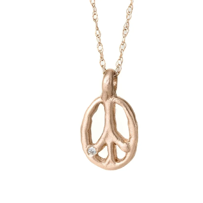 Special Jewelry Deals – Upgrade Your Collection Charmed Peace Sign Necklace - 14k Gold Special Jewelry Deals – Upgrade Your Collection Charmed Peace Sign Necklace - 14k Gold