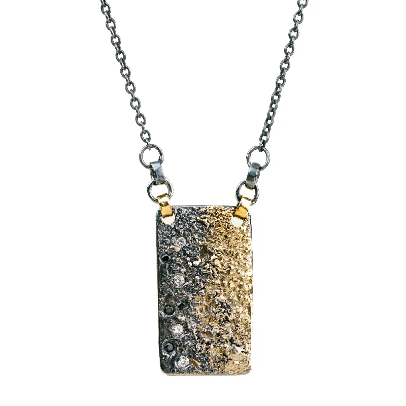 Your Dream Jewelry At Dream Prices City Lights Necklace - Reclaimed Brilliant Diamonds + Black Diamonds Your Dream Jewelry At Dream Prices City Lights Necklace - Reclaimed Brilliant Diamonds + Black Diamonds