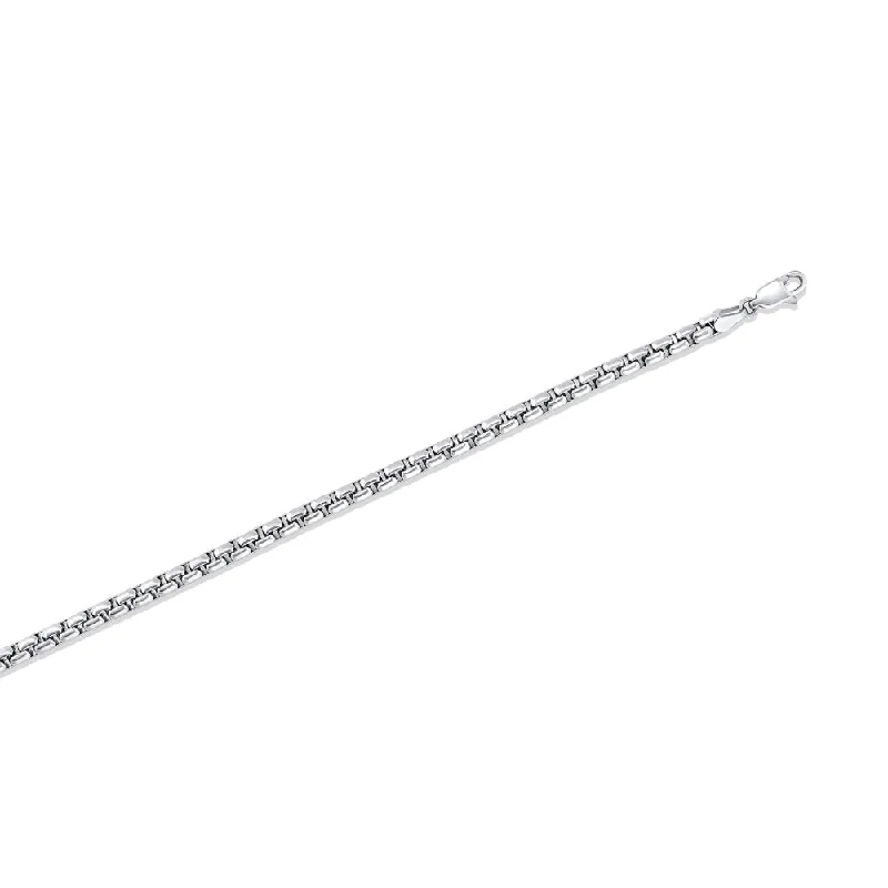 Must-Have Jewelry Pieces At Reduced Prices 14W 4.0mm Solid Round Box Chain 18"