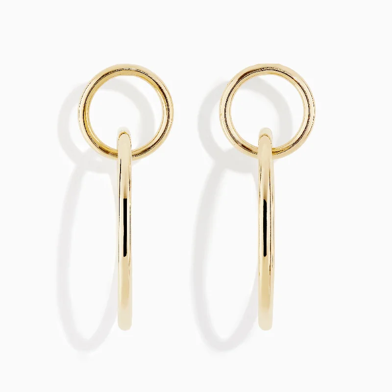 Unlock Unbeatable Jewelry Deals Before They’Re Gone 14K Gold Interlock Tube Earrings Unlock Unbeatable Jewelry Deals Before They’Re Gone 14K Gold Interlock Tube Earrings