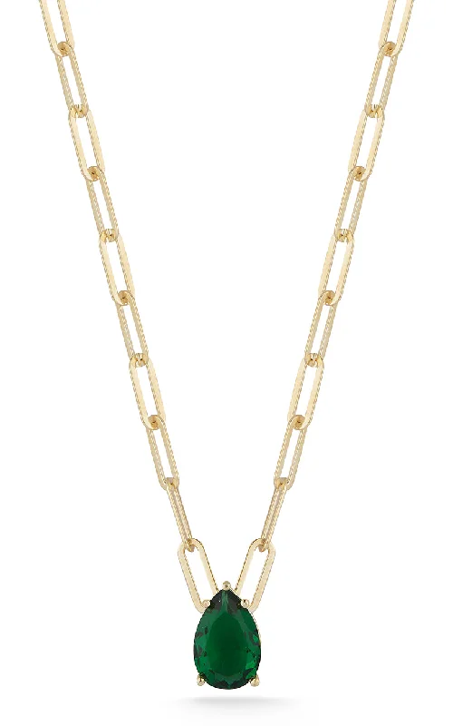 Shop Dazzling Jewelry With Special Promotional Discounts Pear Cut Link Necklace