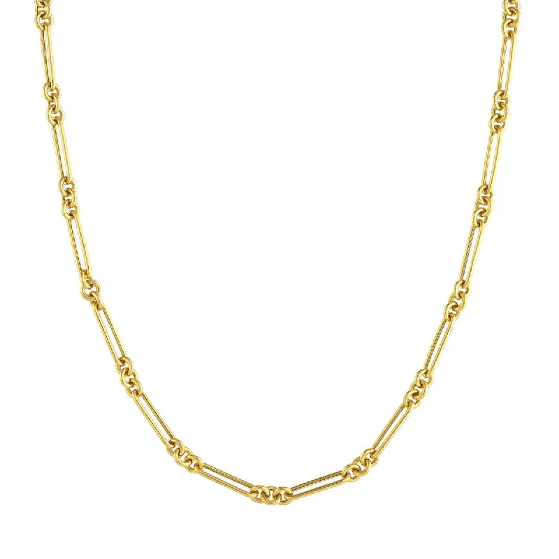 Elegant Jewelry, Affordable Luxury – Shop Now Fancy Elongated Hollow Gold Layering Chain