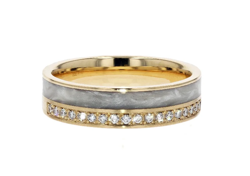 Big Discounts On Elegant Jewelry Collections Furrer Jacot Diamond-Set and Ceramic Layered Band Big Discounts On Elegant Jewelry Collections Furrer Jacot Diamond-Set and Ceramic Layered Band