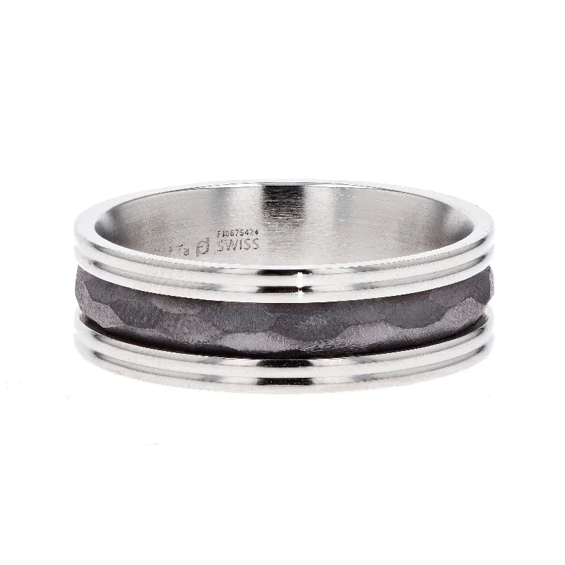 The Ultimate Jewelry Sale – Shop Premium Styles Furrer Jacot Platinum and Hammered Tantalum Wedding Band The Ultimate Jewelry Sale – Shop Premium Styles Furrer Jacot Platinum and Hammered Tantalum Wedding Band
