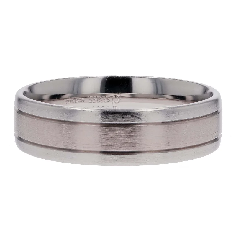 The Perfect Jewelry Piece At The Perfect Discount Furrer Jacot Subtle Two-Tone Wedding Band The Perfect Jewelry Piece At The Perfect Discount Furrer Jacot Subtle Two-Tone Wedding Band