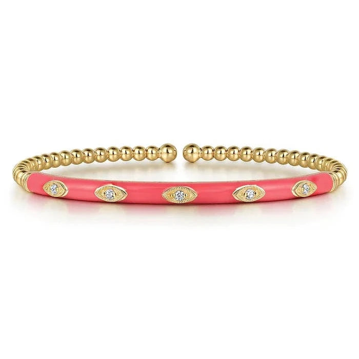 Dazzle In Elegance With Our Biggest Jewelry Sale Gabriel & Co. Enamel Bujukan Bracelet Dazzle In Elegance With Our Biggest Jewelry Sale Gabriel & Co. Enamel Bujukan Bracelet