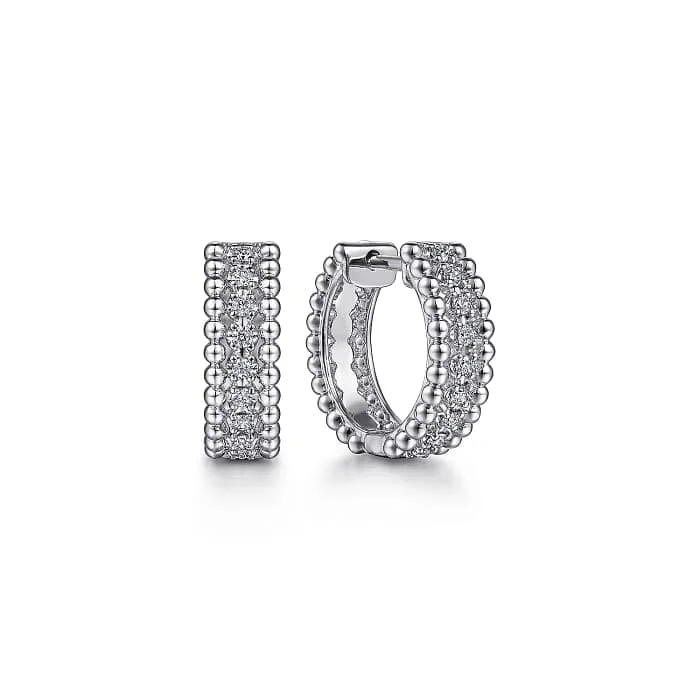 Beautiful Jewelry, Breathtaking Discounts – Hurry In Gabriel & Co. Sterling Silver Bujukan Huggies With White Sapphire Beautiful Jewelry, Breathtaking Discounts – Hurry In Gabriel & Co. Sterling Silver Bujukan Huggies With White Sapphire