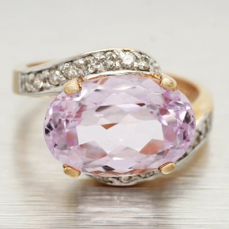 Affordable Gold-Plated Jewelry For Modern Fashion John C Rinker JCR Amethyst Ring - 14k Yellow Gold & Diamond Accents Affordable Gold-Plated Jewelry For Modern Fashion John C Rinker JCR Amethyst Ring - 14k Yellow Gold & Diamond Accents
