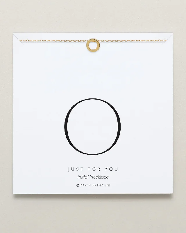 Bold And Beautiful Jewelry Now At Irresistible Prices Just For You Initial Necklace — O Bold And Beautiful Jewelry Now At Irresistible Prices Just For You Initial Necklace — O