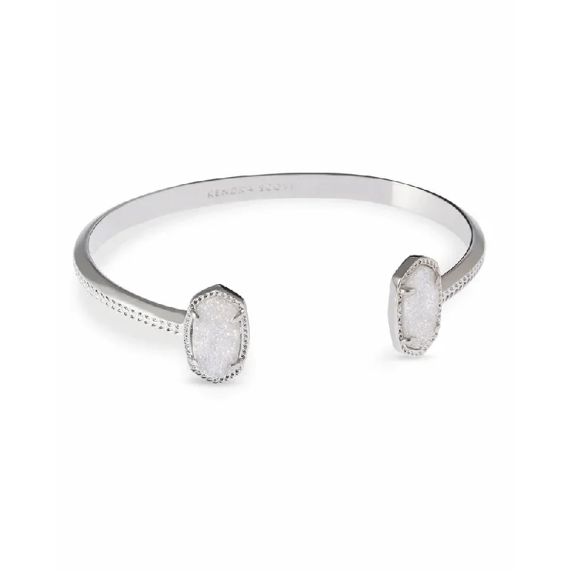 Discover Unique Jewelry With Special Limited-Time Offers Kendra Scott Elton Cuff Bracelet in Iridescent Drusy