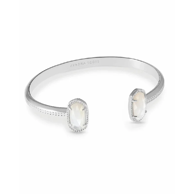 Shop High-Quality Jewelry At Jaw-Dropping Discounts Kendra Scott Elton Cuff Bracelet in Ivory Mother-of-Pearl