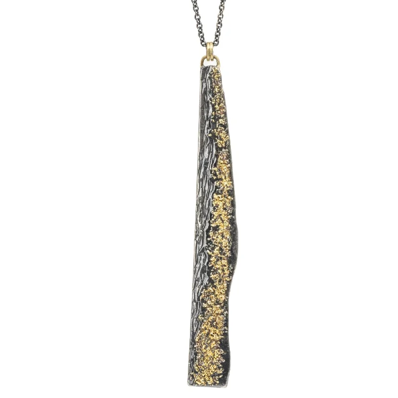 Trending Jewelry Styles Now At Limited-Time Discounts Long Ravine Necklace - 22k/18k Gold + Oxidized Silver Trending Jewelry Styles Now At Limited-Time Discounts Long Ravine Necklace - 22k/18k Gold + Oxidized Silver