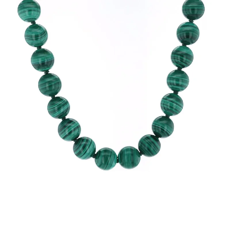 Premium Diamond Jewelry At Once-In-A-Lifetime Discounts Malachite Bead Necklace