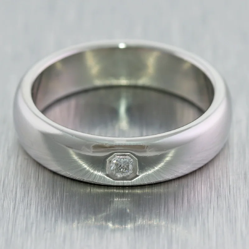 Get The Best Deals On Timeless Jewelry Pieces Men's Tiffany & Co. Platinum 0.10ct Diamond Lucida Wedding Band Ring Get The Best Deals On Timeless Jewelry Pieces Men's Tiffany & Co. Platinum 0.10ct Diamond Lucida Wedding Band Ring