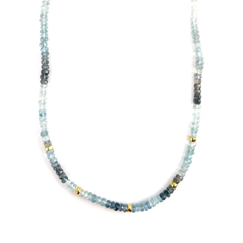 Affordable Glamour – Premium Jewelry At Special Prices Moss Aquamarine Bead Necklace