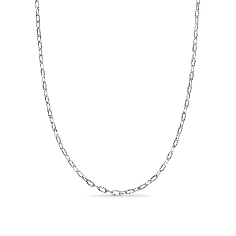 Get Your Favorite Jewelry At The Best Price DY Madison® Chain Necklace in Sterling Silver\, 3mm