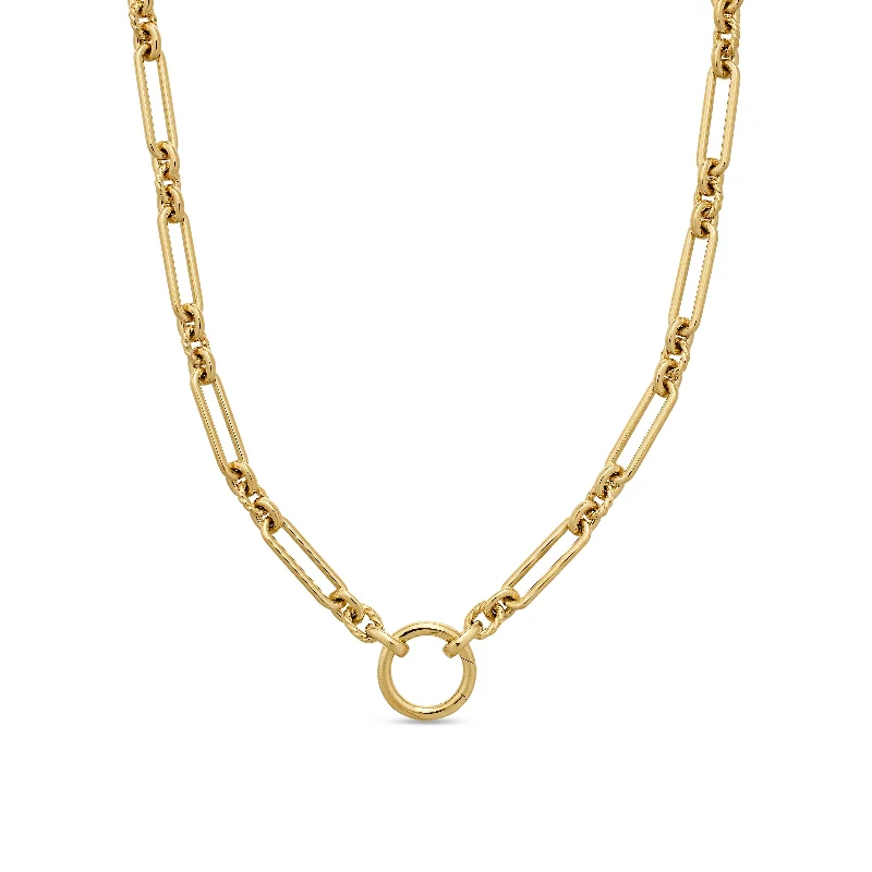 Discounted Luxury Jewelry – Shine Without The Splurge Lexington Chain Necklace in 18K Yellow Gold\, 4.5mm