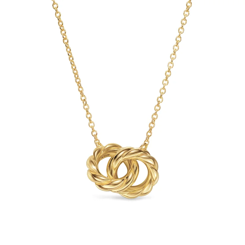 Bohemian-Inspired Jewelry For Free-Spirited Fashion Sculpted Cable Chain Necklace in 18K Yellow Gold\, 9mm