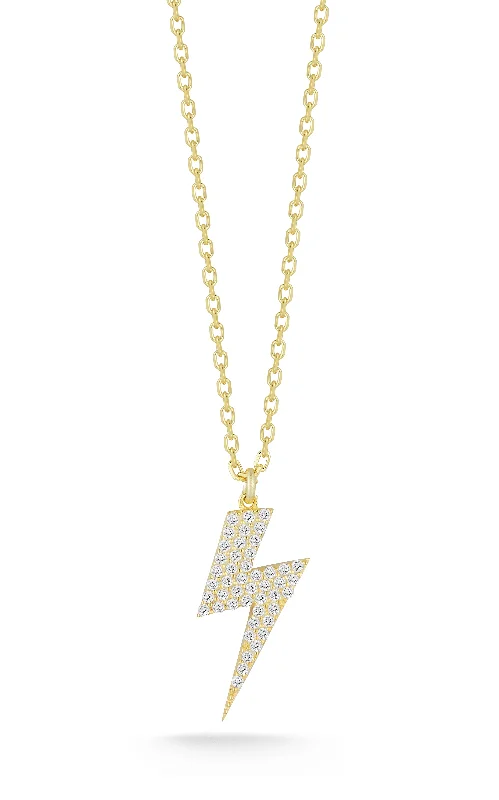 Trendy And Classic Jewelry Now At Reduced Prices Pavé Lightning Bolt Necklace