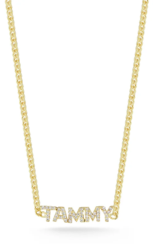 Sparkle In Style With Our Best Jewelry Deals Pavé Nameplate Choker