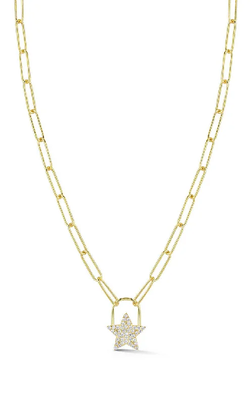 Limited-Time Offer On Premium Jewelry Collections Pavé Star Link Chain Necklace