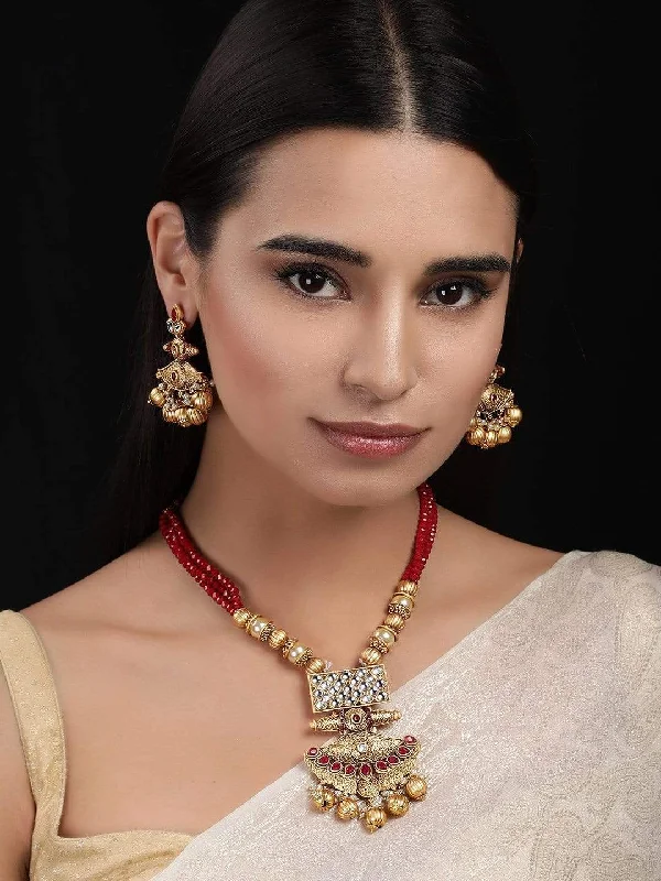 Luxury Jewelry Sale – Sparkle For Less Rubans Gold Plated Maroon Color Stone Necklace Set Luxury Jewelry Sale – Sparkle For Less Rubans Gold Plated Maroon Color Stone Necklace Set