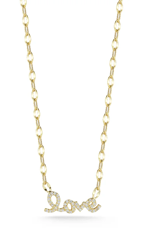 Affordable Glamour – Premium Jewelry At Special Prices Script Love Necklace