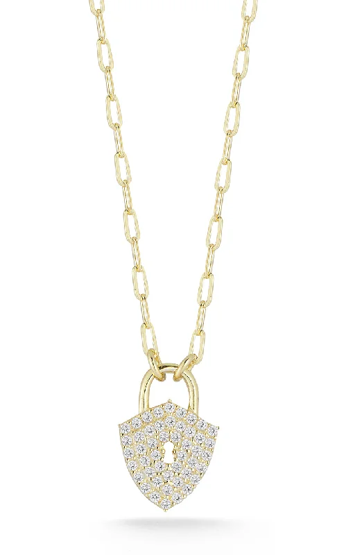 Huge Savings On Timeless Jewelry Collections Shield Padlock Necklace