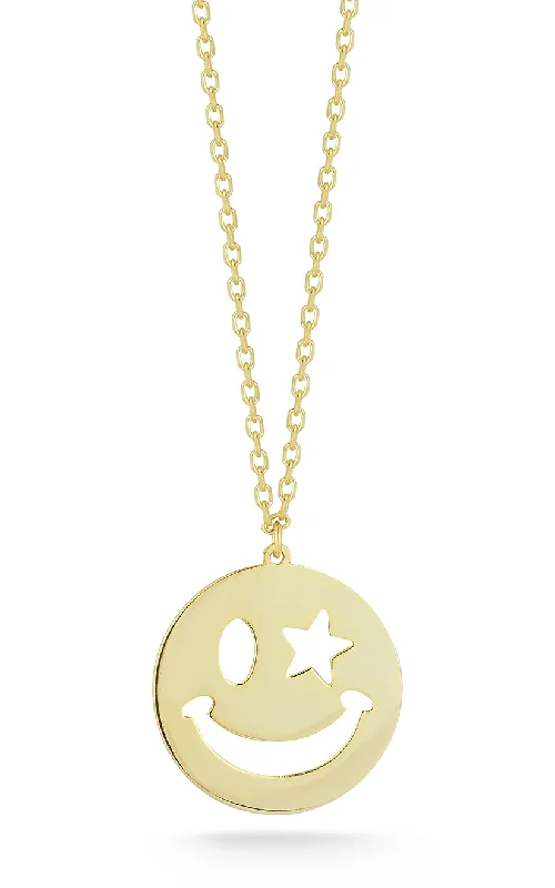 Exclusive Jewelry Offers – Shine For Less Smiley Face Necklace