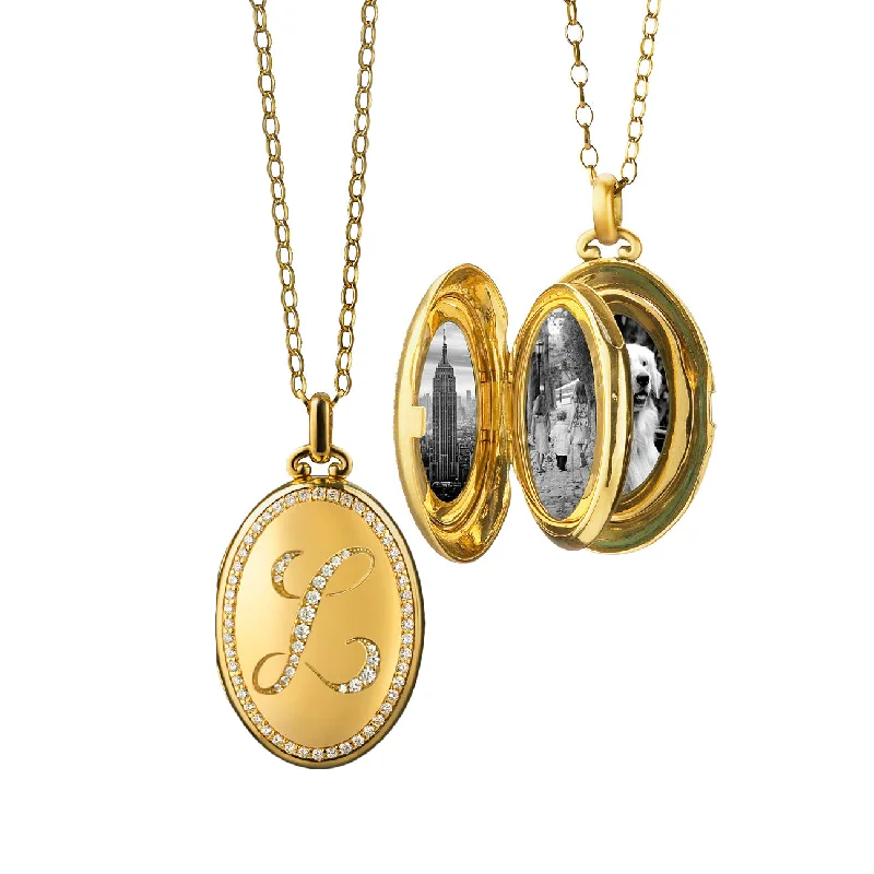 Stunning Jewelry At Even More Stunning Prices The Four Image "Premier" Diamond Initial Locket Stunning Jewelry At Even More Stunning Prices The Four Image "Premier" Diamond Initial Locket