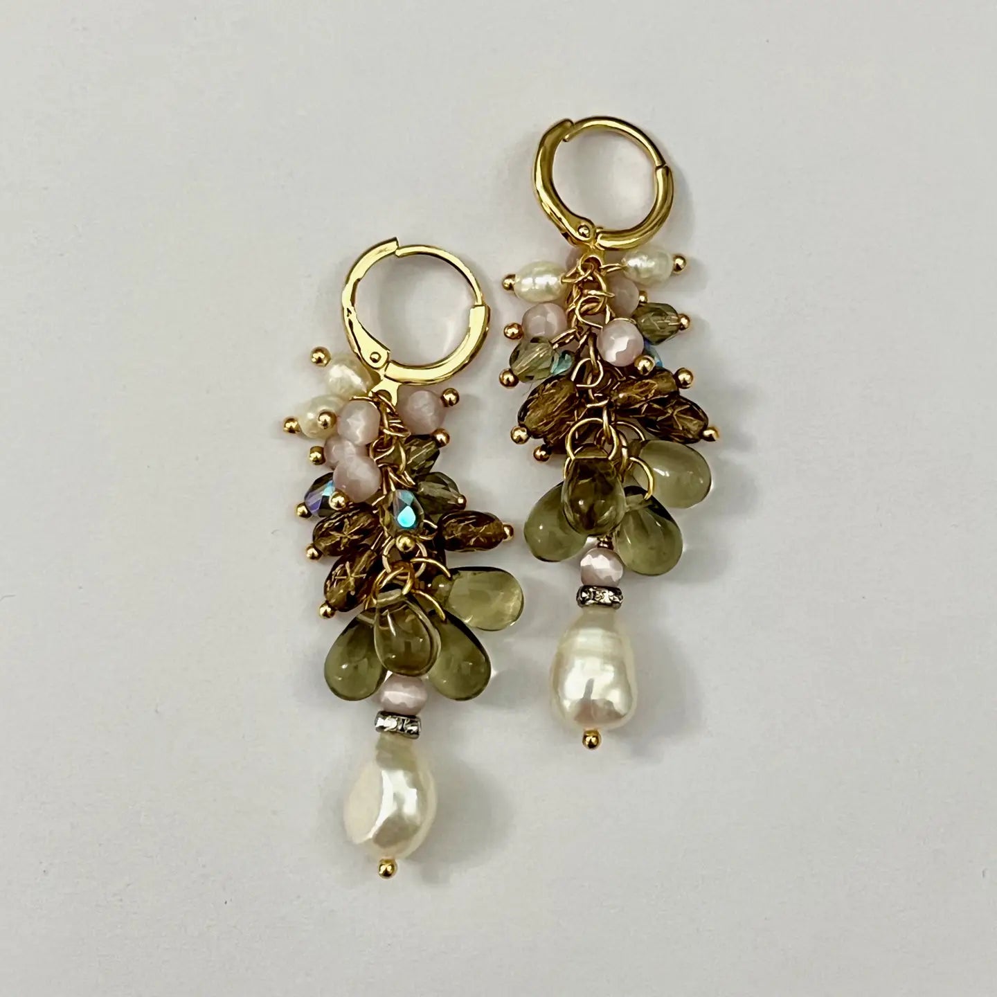 Versatile Layering Jewelry For Effortless Chic TL JSFS Rice Pearl Earrings