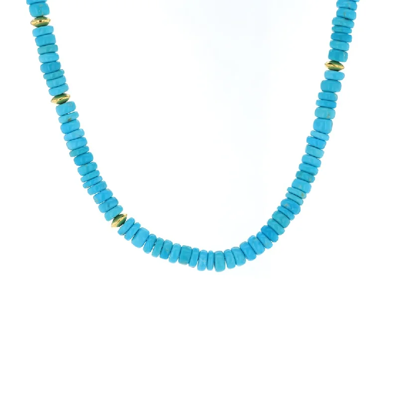 High-End Sparkle, Low-End Prices – Jewelry Sale Live Turquoise Bead Necklace