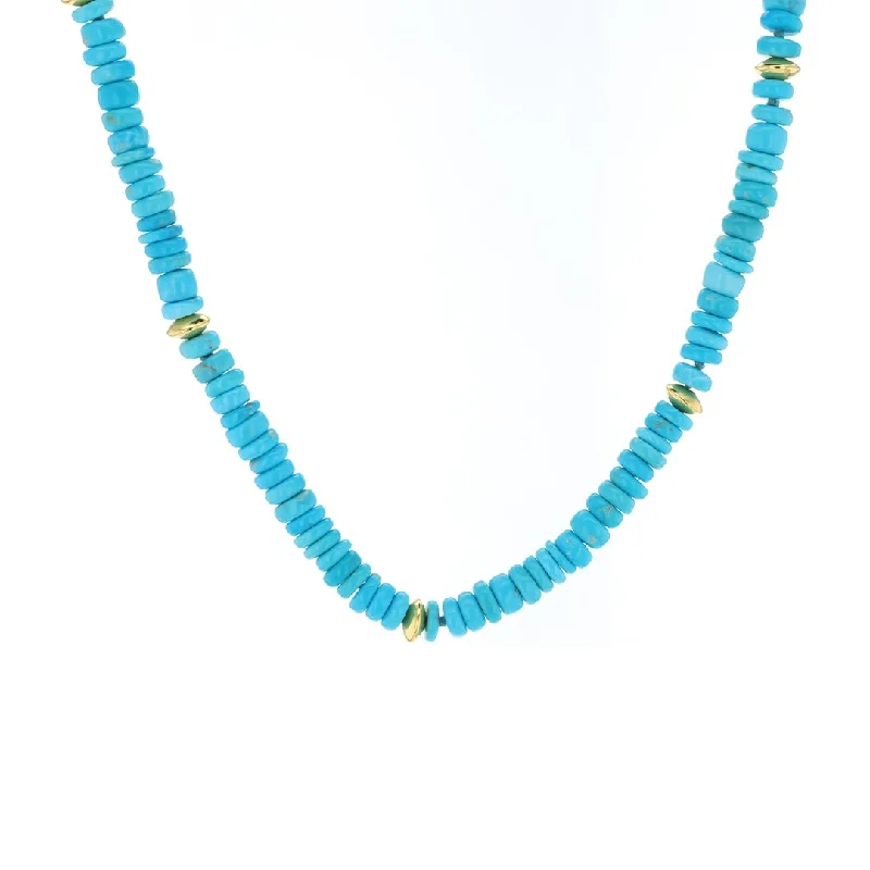 Classic And Modern Jewelry Styles On Sale Turquoise Bead Necklace